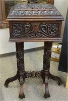 Black Forest Carved Wood Church Box
