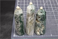 3, Moss Agate Towers, 8oz
