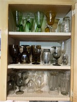 Contents of Cabinet (Mixed  Drinkware / Glassware)