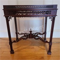 Chinese Chippendale Style Side Table
24x16.5x27