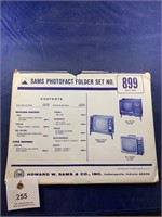 Vintage Sams Photofact Folder No 899 TVs