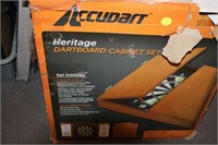 ACCUDART HERITAGE DART BOARD WITH CABINET