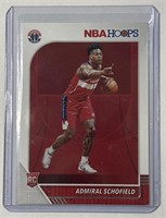 2019-20 Hoops #231 Admiral Schofield Rookie RC!