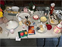 Table Lot of Mixed Items