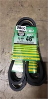 5 V- BELTS 46"