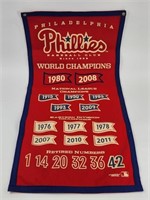 PHILADELPHIA PHILLIES FELT CHAMPIONSHIP BANNER