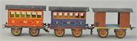 LOT OF THREE MARKLIN GAUGE II COACHES