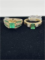 Women's Emerald 14K Gold Rings