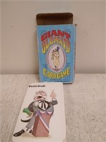 Vintage old maid card game