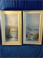 A beautiful matching set of two wall art pieces