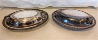 2 Silverplate Covered Dishes