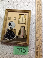 Vintage thermometer/picture
