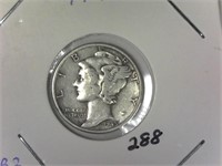 1945 Mercury Dime