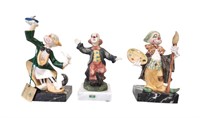 Vintage Clown Figurines on Marble (3)