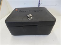 Small safe with key