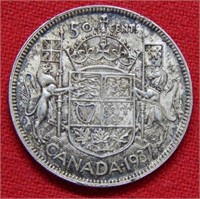 1937 Canada Half Dollar