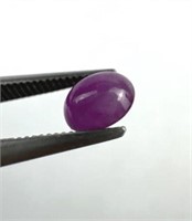 0.47Ct Oval Ruby Cabochon