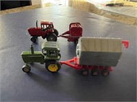 (2) 1970’s - 1980’s Diecast Tractors & Trailers
