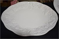 large white platter