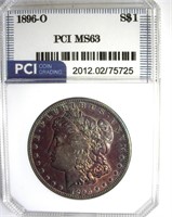 1896-O Morgan MS63 LISTS $7250