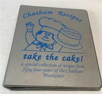 Chatham Cookbook 1989 over 220 Pages of Recipes