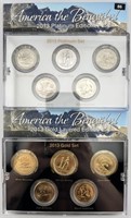 US America The Beautiful Mint Sets-Platinum & Gold