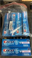 Six tubes of crest toothpaste