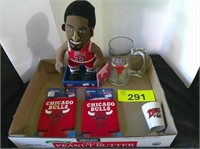 Chicago Bulls Figure / Mug / Koozie Lot