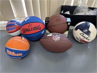 Lot of 6 Sports Balls