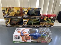 Lot of 6- Dinosaur Toys & Robotic Lizard