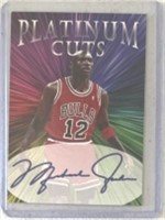 Michael Jordan ERROR Platinum Cuts card