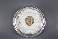 Chrome German Ship’s Barometer