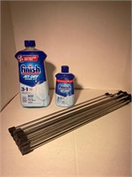 finish rinse aid and foldable drying rack