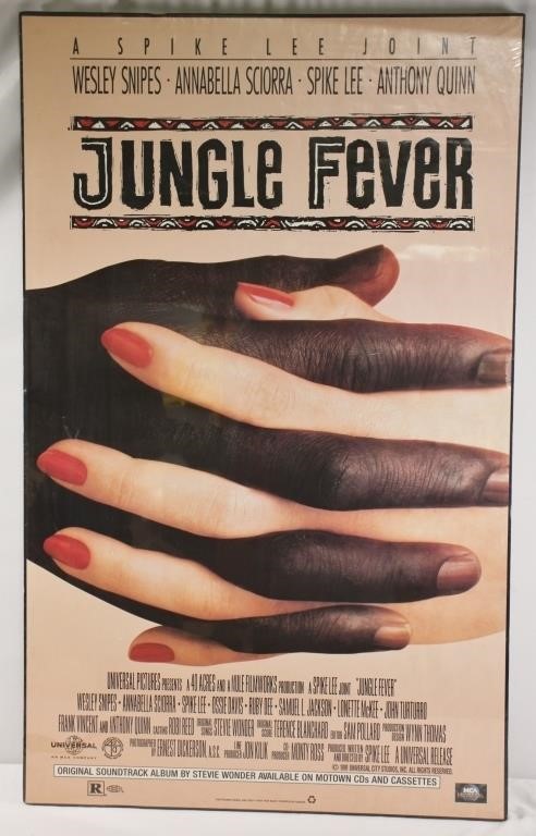 Framed Jungle Fever Movie Poster 39" x 24"