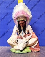 Ceramic Native American Figurine