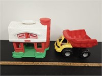Vintage Fisher Price Farm House- House Only