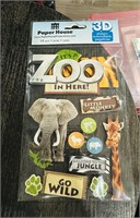 New-Paper House- Zoo Stickers