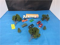 Trucks Cars and Trees