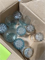 CLEAR GLASS DRINKING GLASSES LOT
