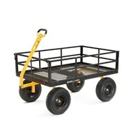 $230  Gorilla Carts Heavy Duty Steel Utility Cart