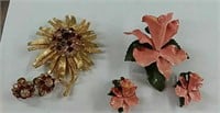 Brooch and Earrings sets