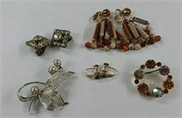 EARRINGS(3) Brooch(2)