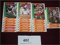 Misc. 1991 Pacific NFL Football Cards (20)