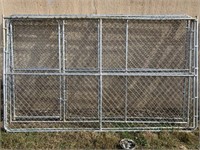(4) Chain Link Fence Panels w/Gate