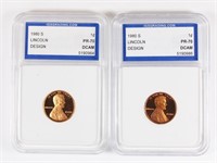 (2) 1980'S LINCOLN CENTS