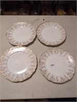 Limogees France 4 plates 1 has chip