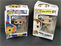 Funko Pops! "Great Mouse Detective" + "The Office"