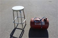 Portable air tank & stool