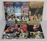 7 Walking Dead Graphic Novels #1-7