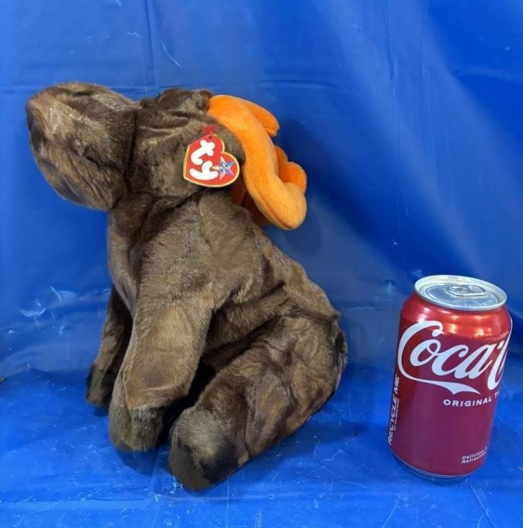 WW! Large Soft "Chocolate" Moose TY Beanie Baby